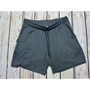 Bearbottom Shorts Mens Large Gray 5.5 Inch Lined Stretch Athletic Gym Training